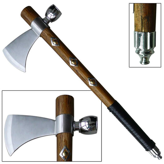 Blackfoot Nation Ceremonial Tomahawk Peace Pipe