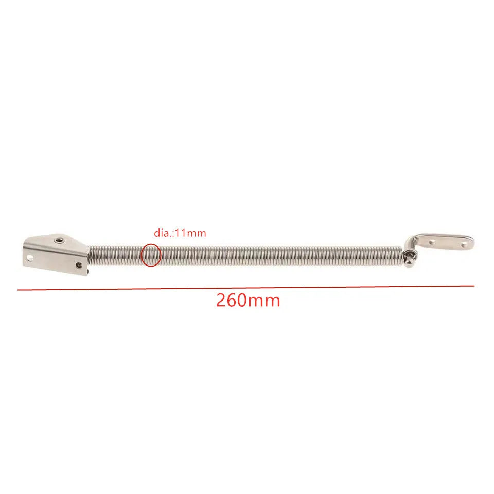Marine Stainless Steel Spring Lid Support - 260mm