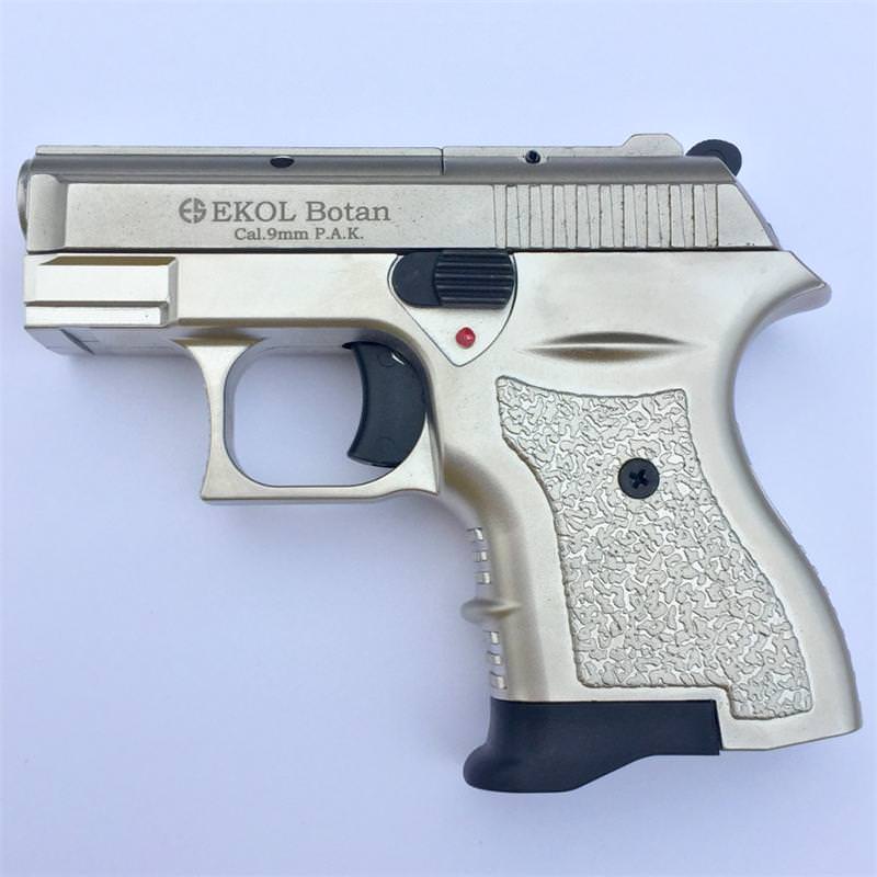 Botan 9MM Blank Firing All Satin Finish Starter Pistol - TOPHATTER'S ARMORY DEALS