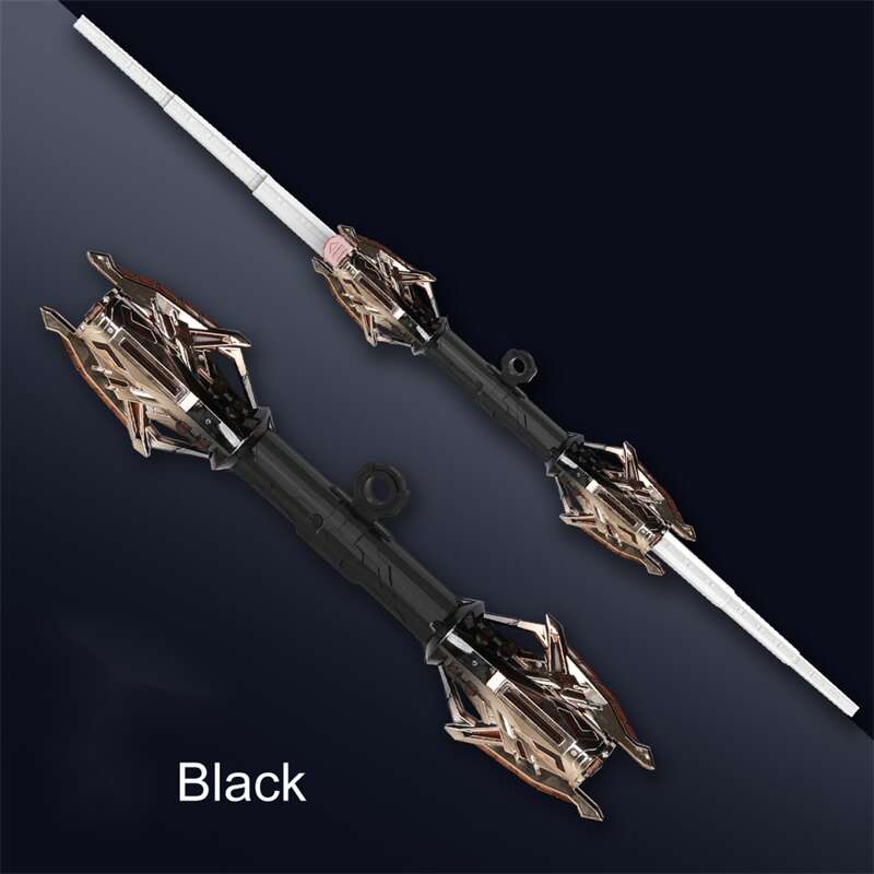 GS257-Double-head Rotatable Flash Lightsaber Telescopic Sword