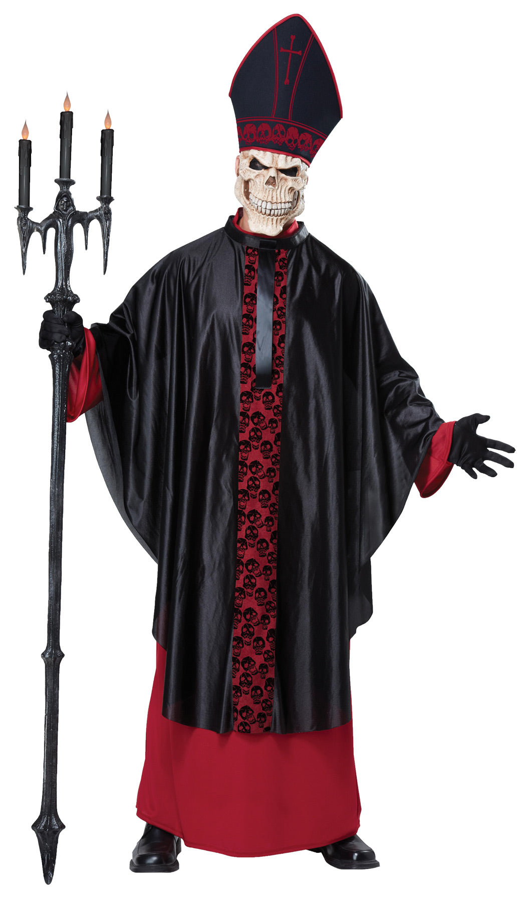 Men's Black Mass Costume