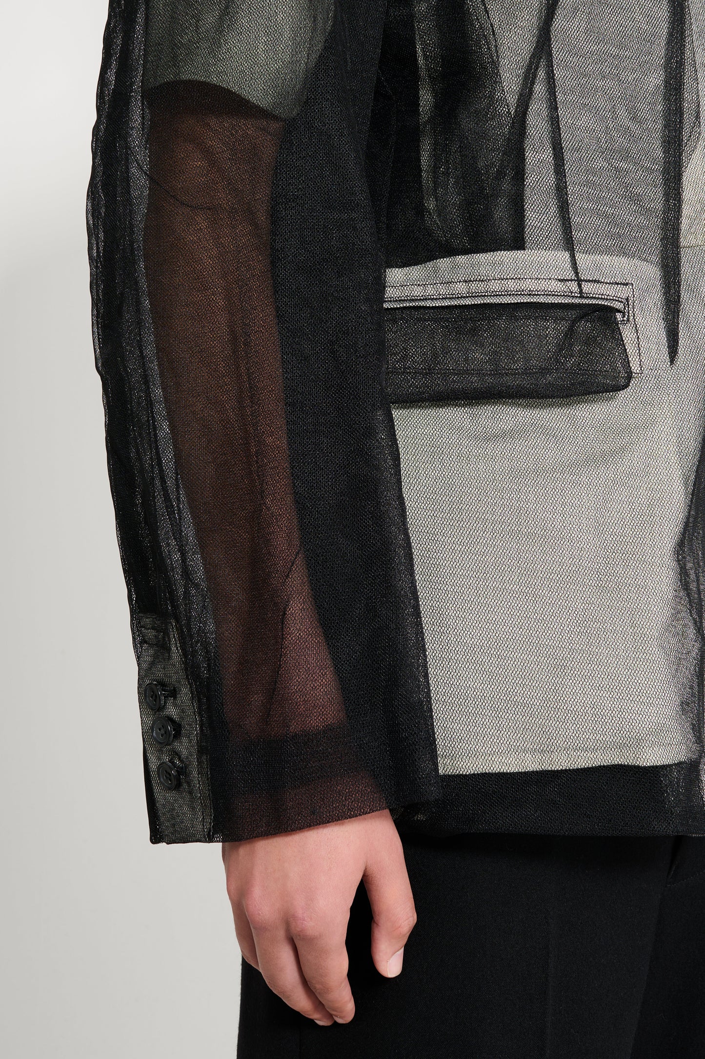 Comme des Garçons Homme Plus Jacket Black Cream