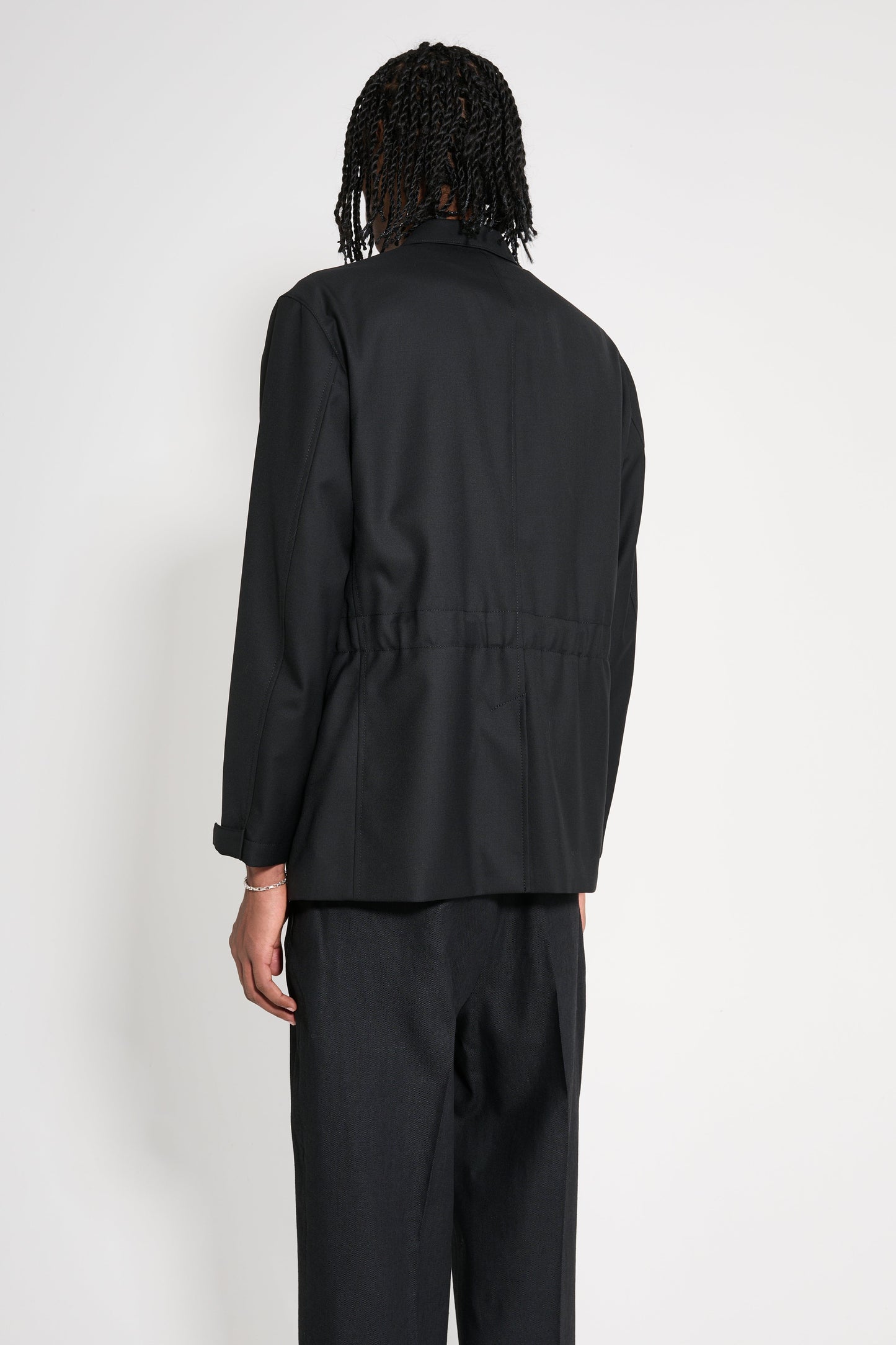 Comme des Garçons Homme Belted Jacket Black