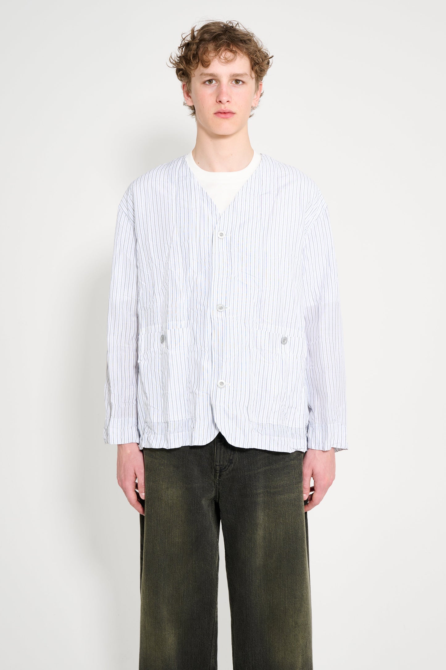 Comme des Garçons Homme Jacket White Stripes