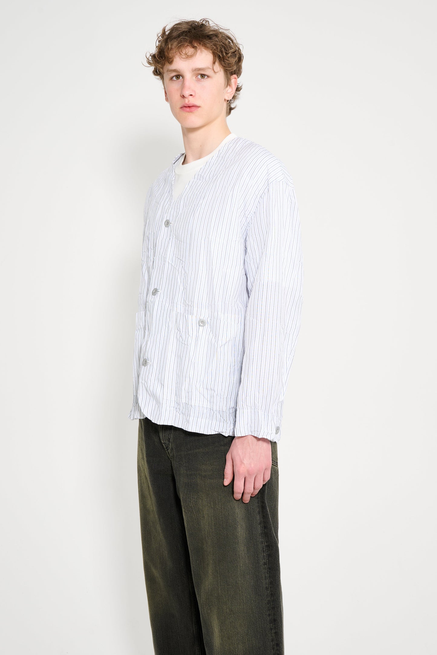 Comme des Garçons Homme Jacket White Stripes
