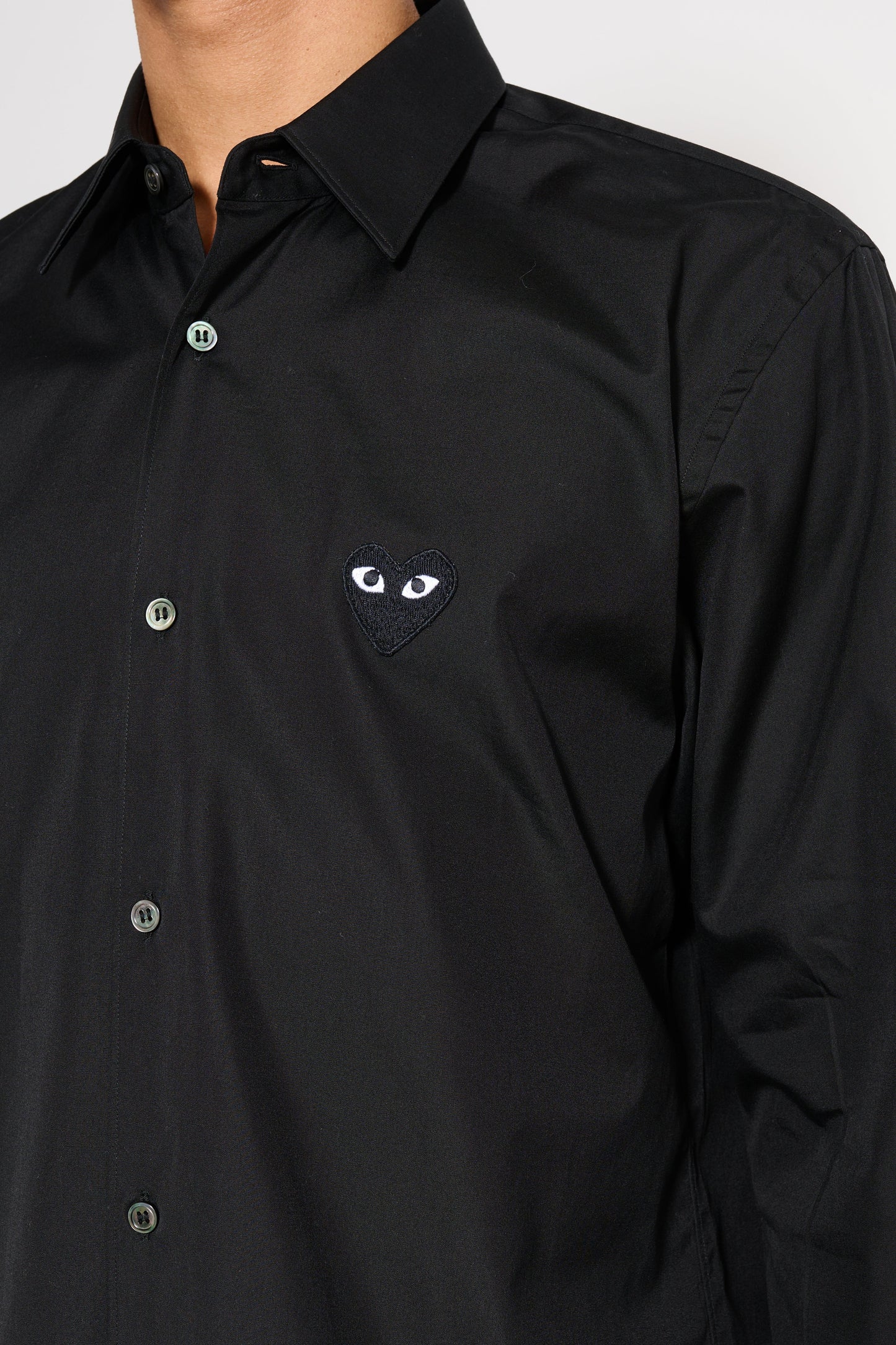 Comme des Garçons Play Small Heart Shirt Black