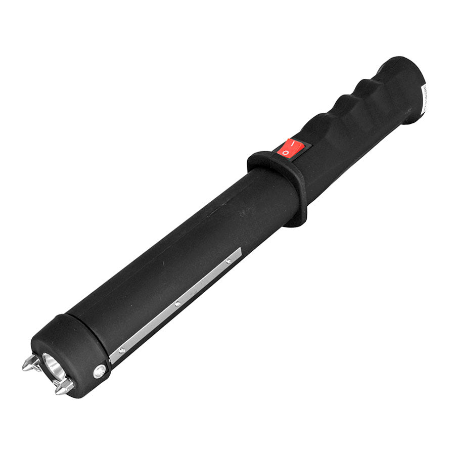 Stun Gun Flash Light 10 Million Volts Rechargeable Black - TOPHATTER'S ARMORY DEALS
