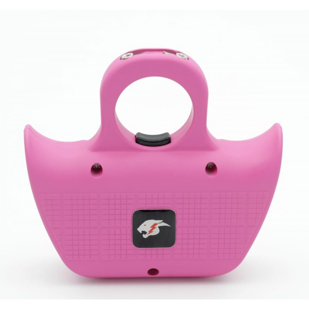 Mini Jogger Pink Sting Ring Self Defense Rechargeable Stun Gun