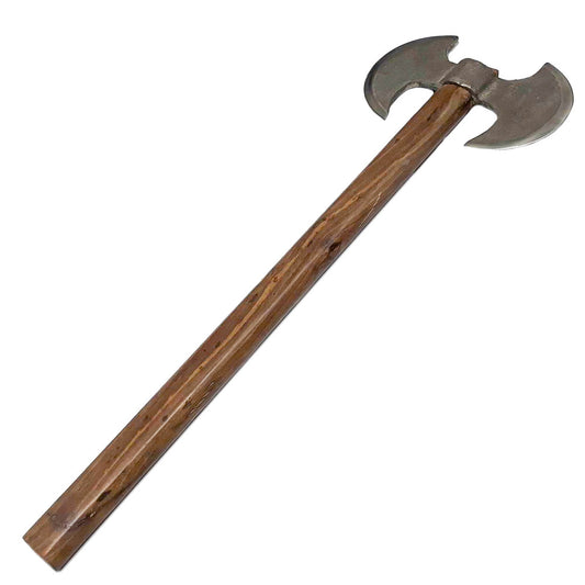 Carbon Steel Barbarian Double Blade Medieval Axe