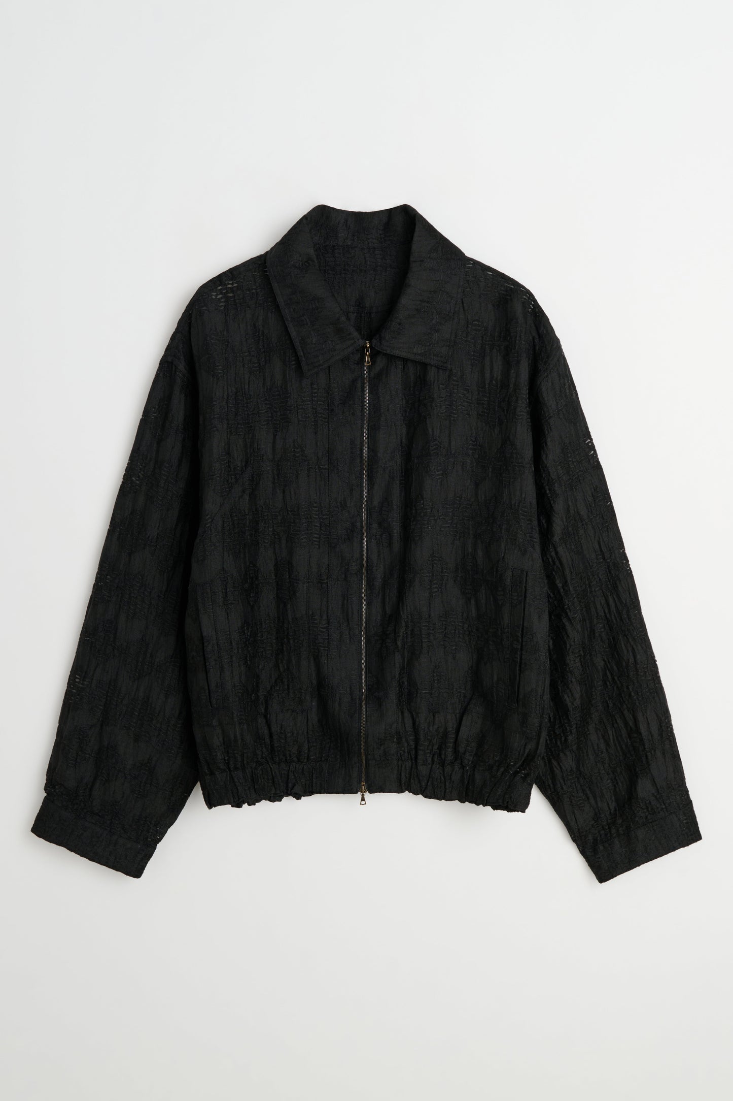 CMMN SWDN Ares Coupé de Fil Zip Blouson Black