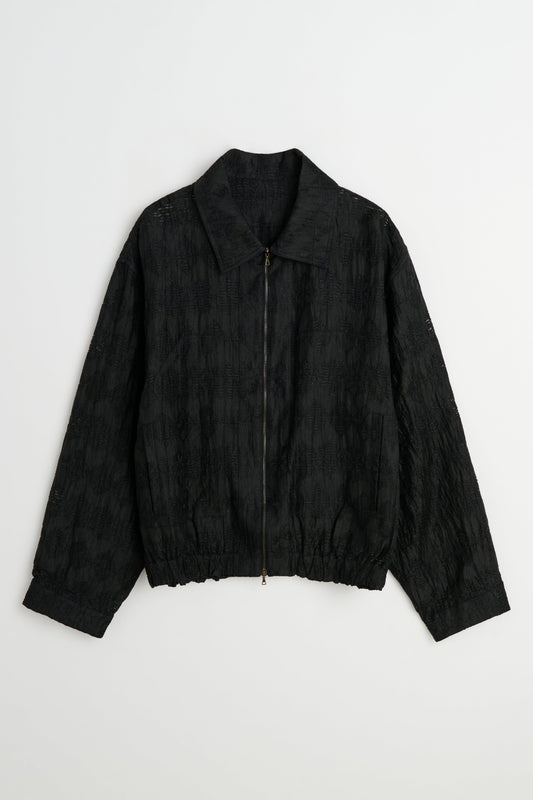 CMMN SWDN Ares Coupé de Fil Zip Blouson Black