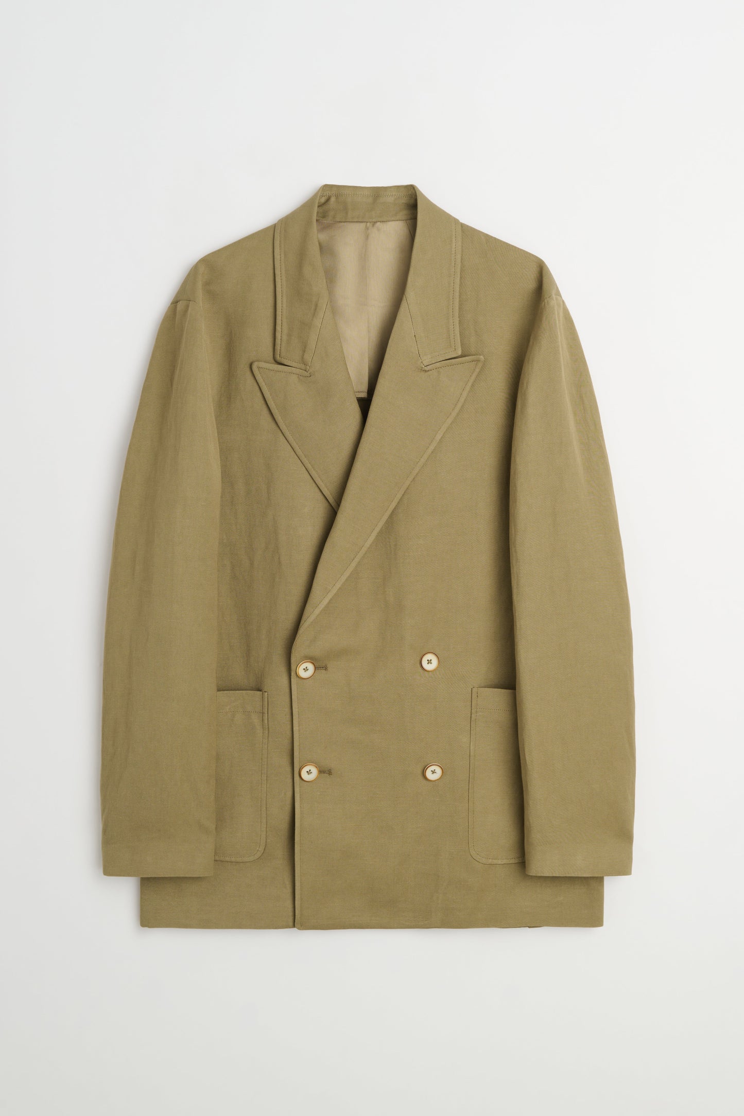 CMMN SWDN Enea Unstructured Blazer Khaki