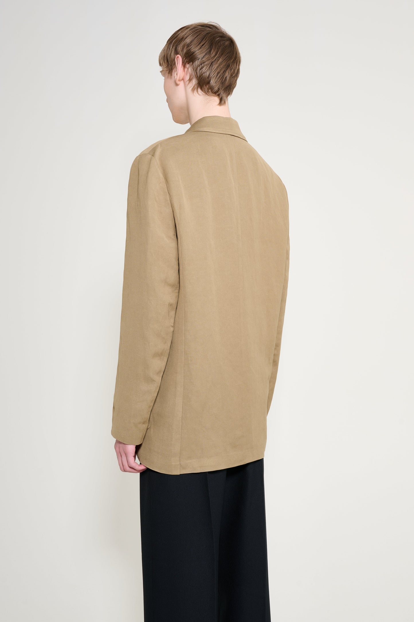 CMMN SWDN Enea Unstructured Blazer Khaki