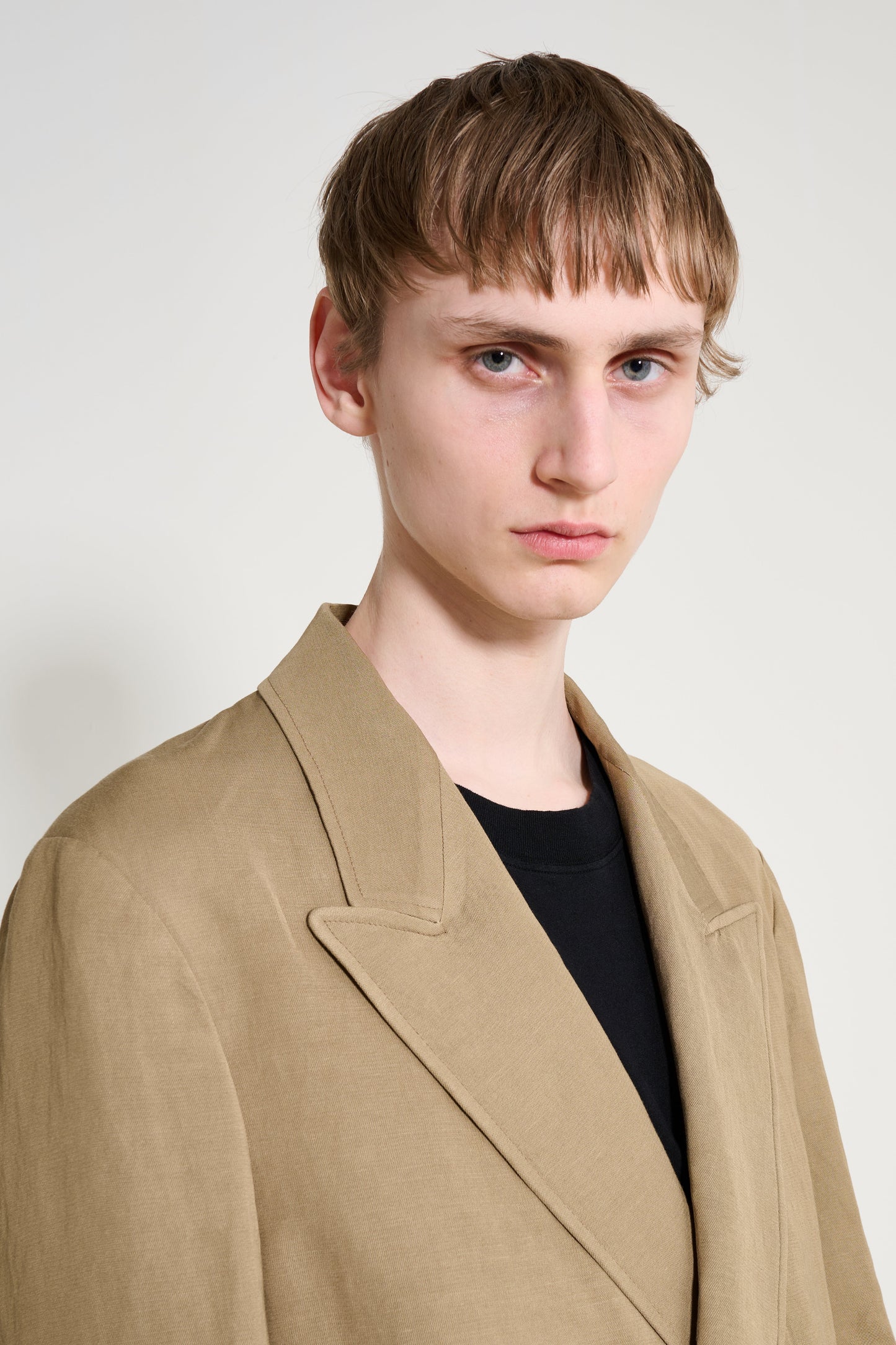 CMMN SWDN Enea Unstructured Blazer Khaki