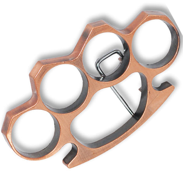 Copper Heavy Duty Fancy Belt Buckle - Paper Weight - TOPHATTER'S ARMORY DEALS