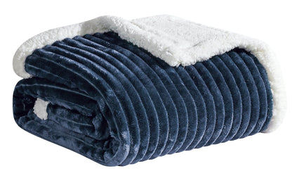 Corduroy Sherpa Blanket – Throw, Queen & King Sizes – Ultra Soft, Reversible, Cozy & Stylish