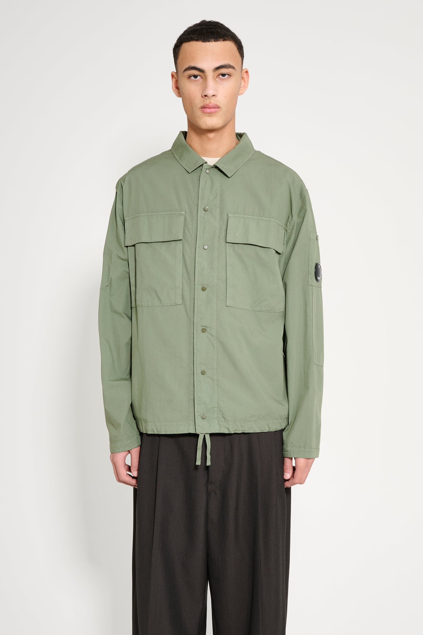 C.P. Company Lens Overshirt Thyme