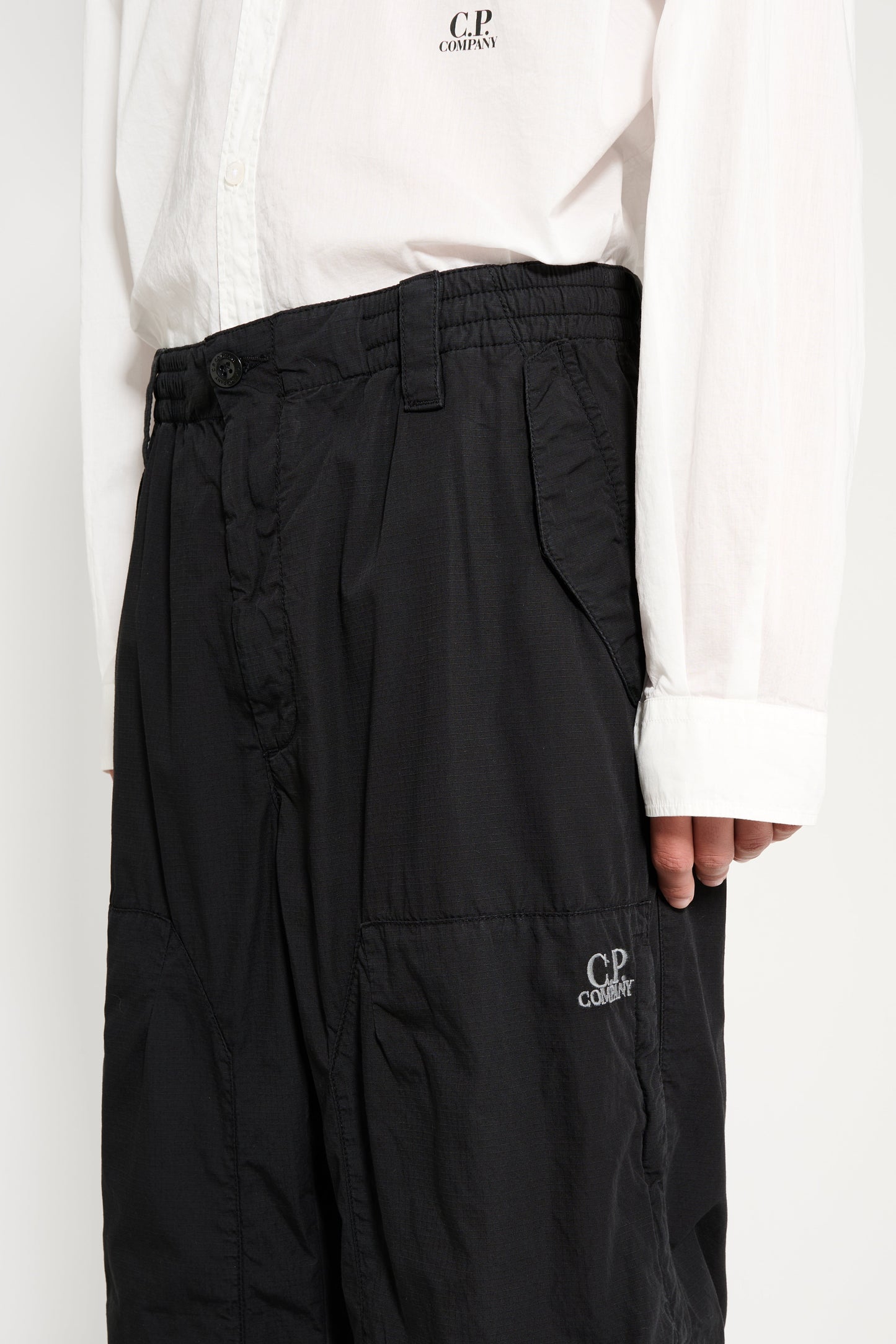 C.P. Company Loose Pants Black