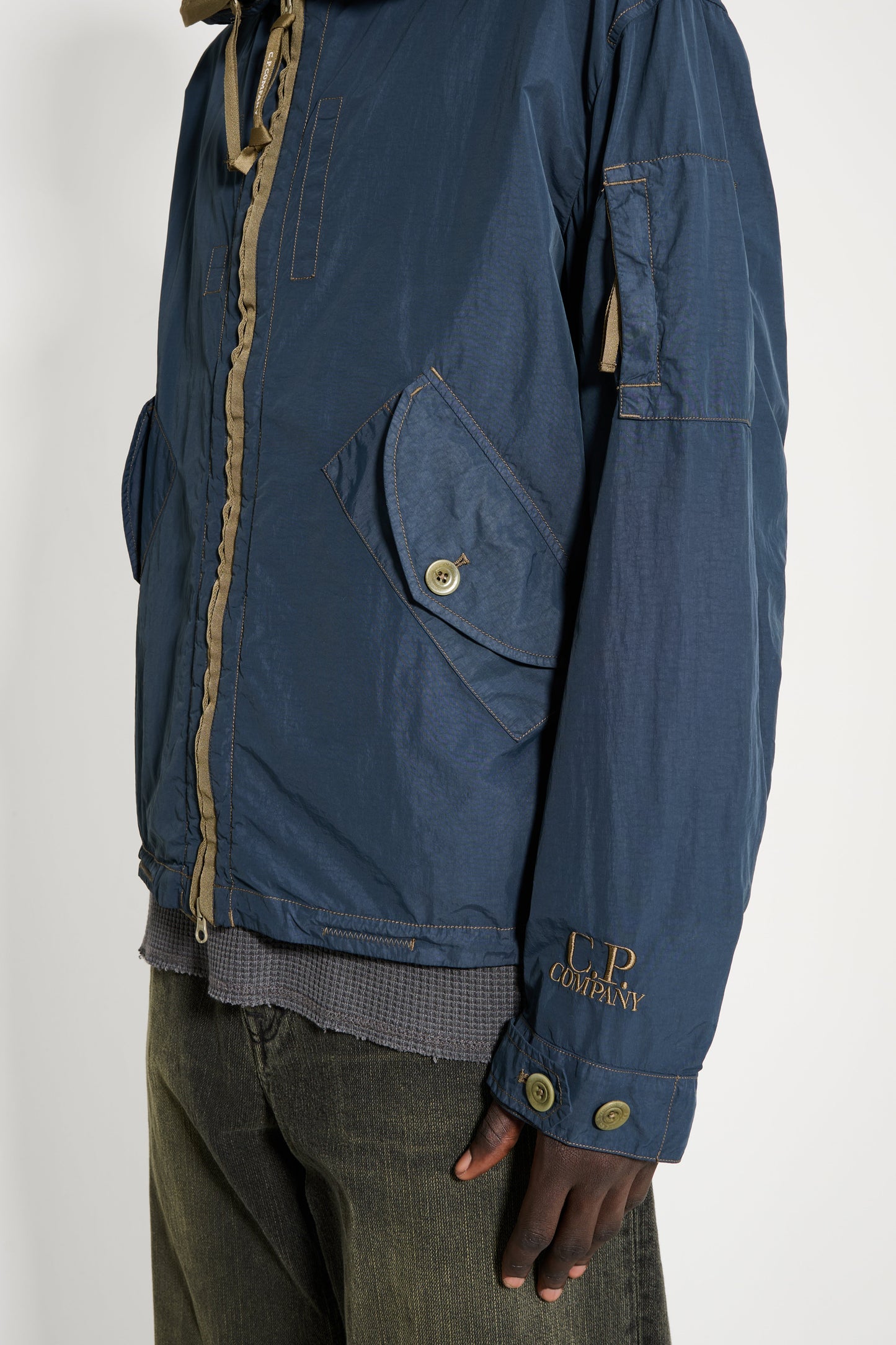 C.P. Company Hooded Jacket India Ink