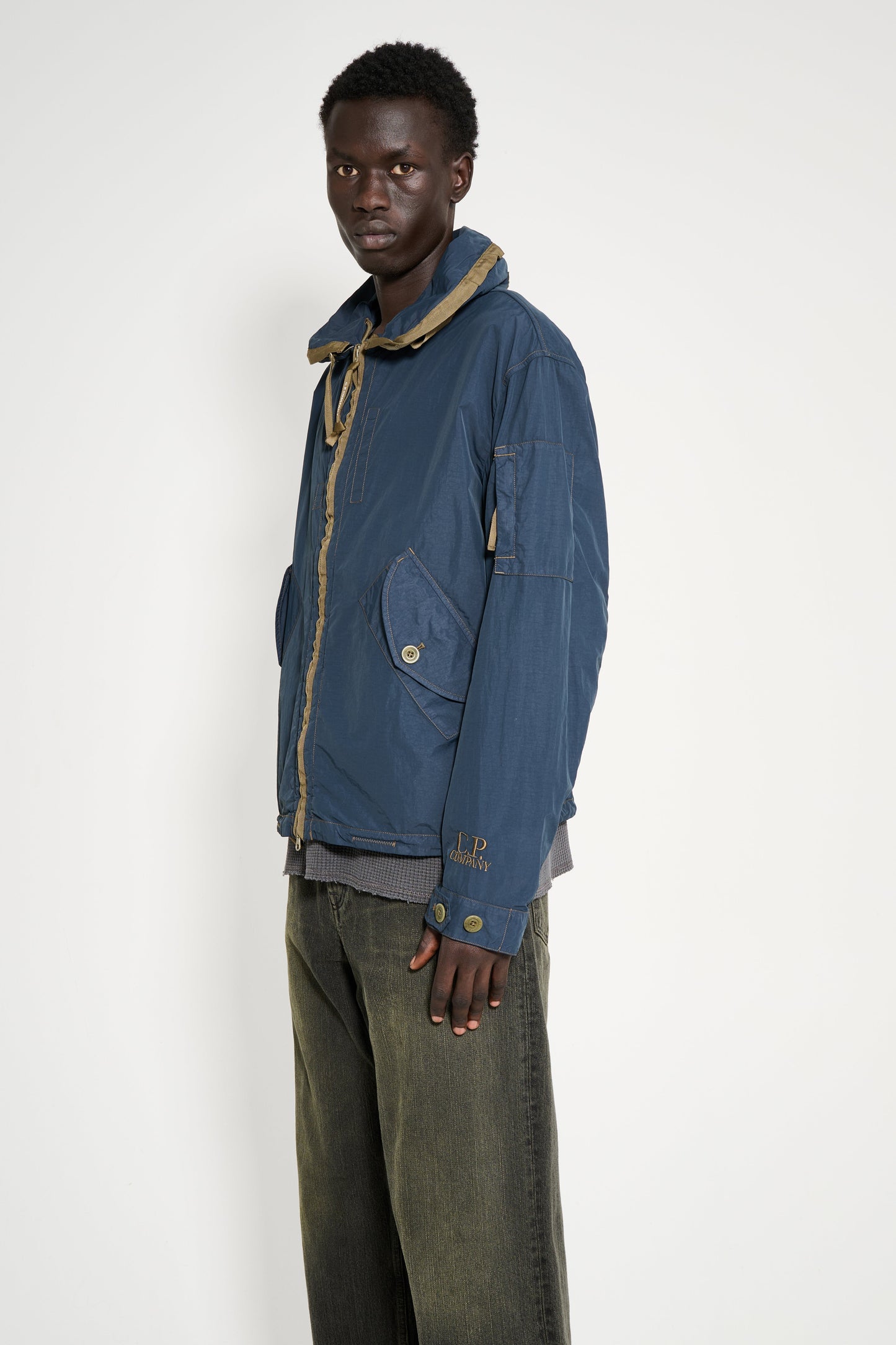 C.P. Company Hooded Jacket India Ink