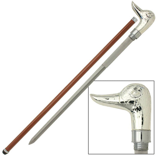 Harlequin Duck Walking Sword Cane