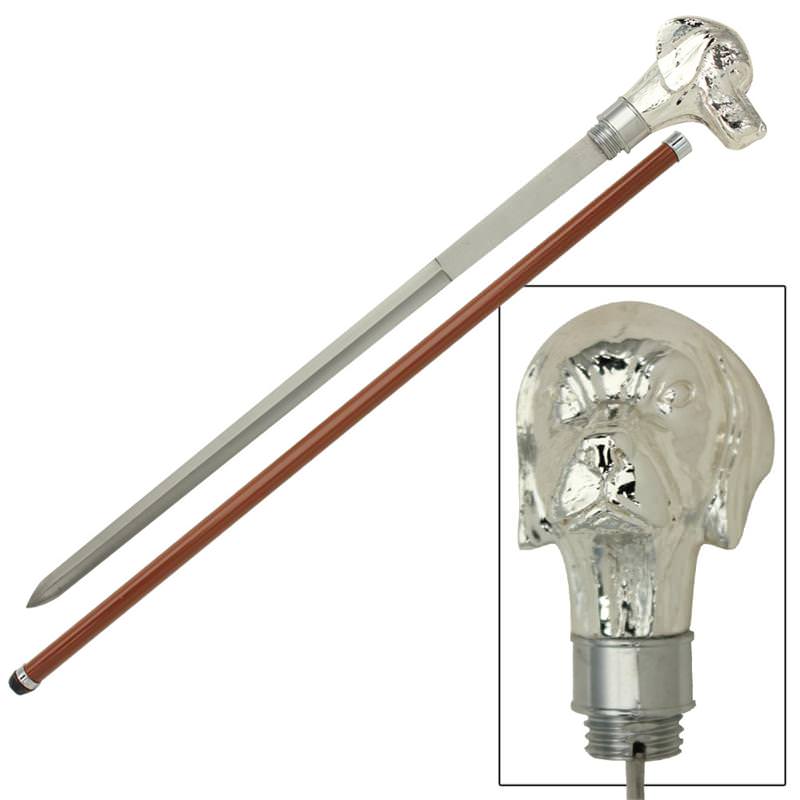 German Shorthair Pointer Walking Cane Sword - TOPHATTER'S ARMORY DEALS