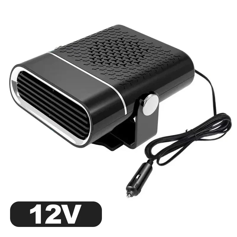 200W Portable Car Heater/Cooler Fan - 12V Defroster