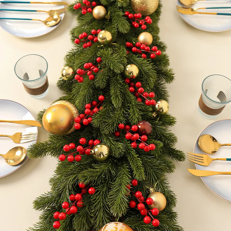 Christmas Garland Artificial Pine Needles