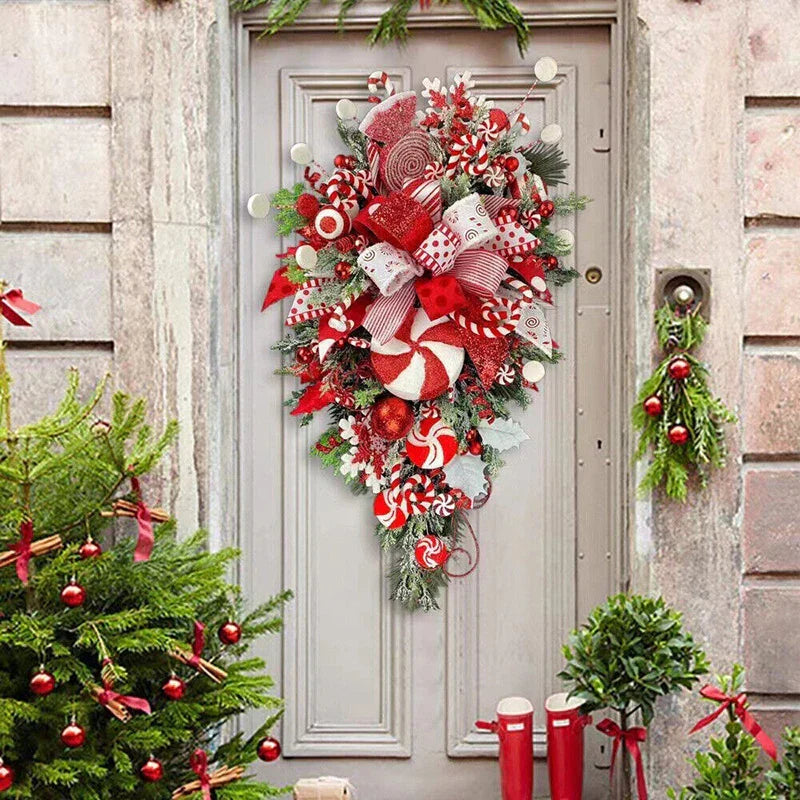 Christmas Candy Hanging Upside Down Tree Decoration