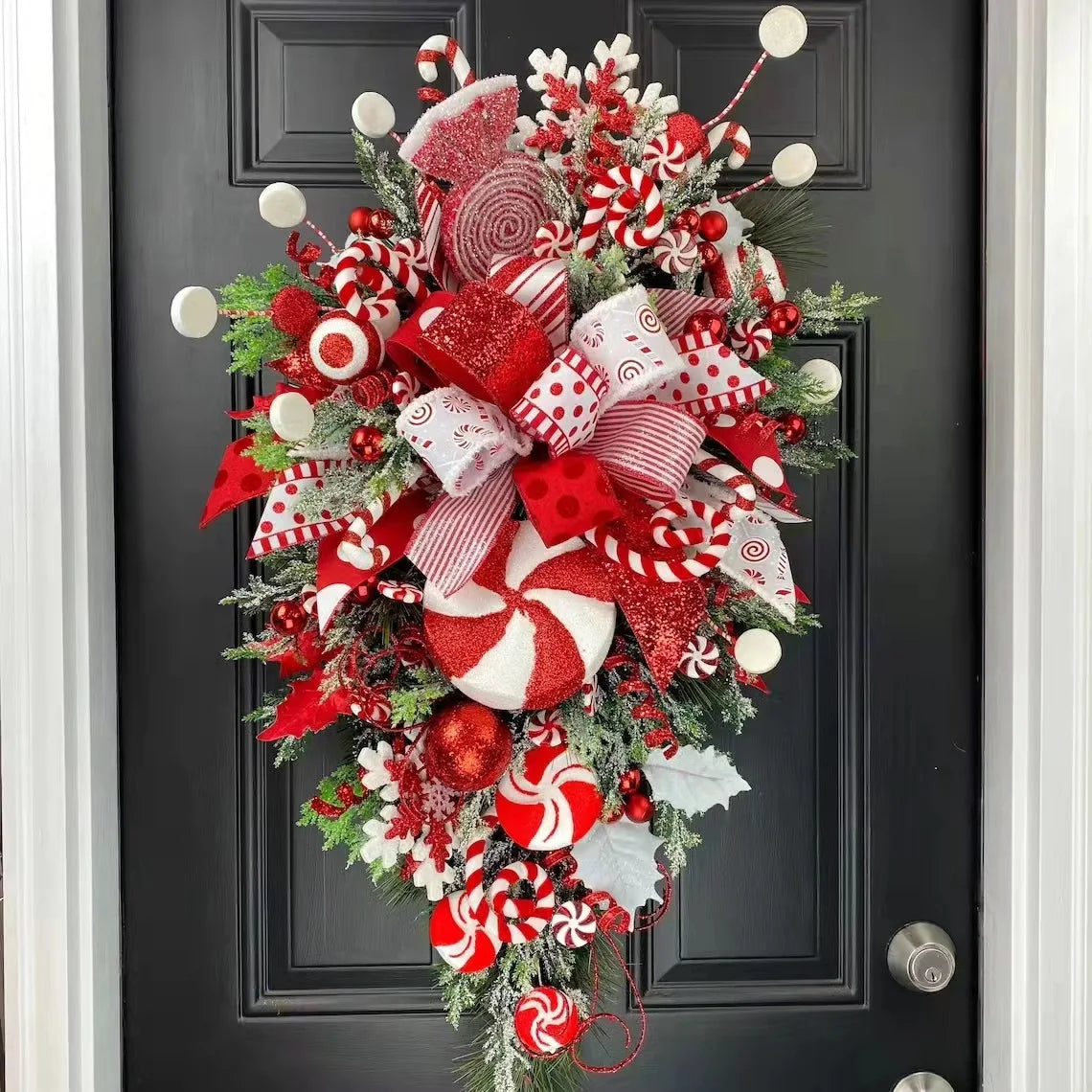 Christmas Candy Hanging Upside Down Tree Decoration