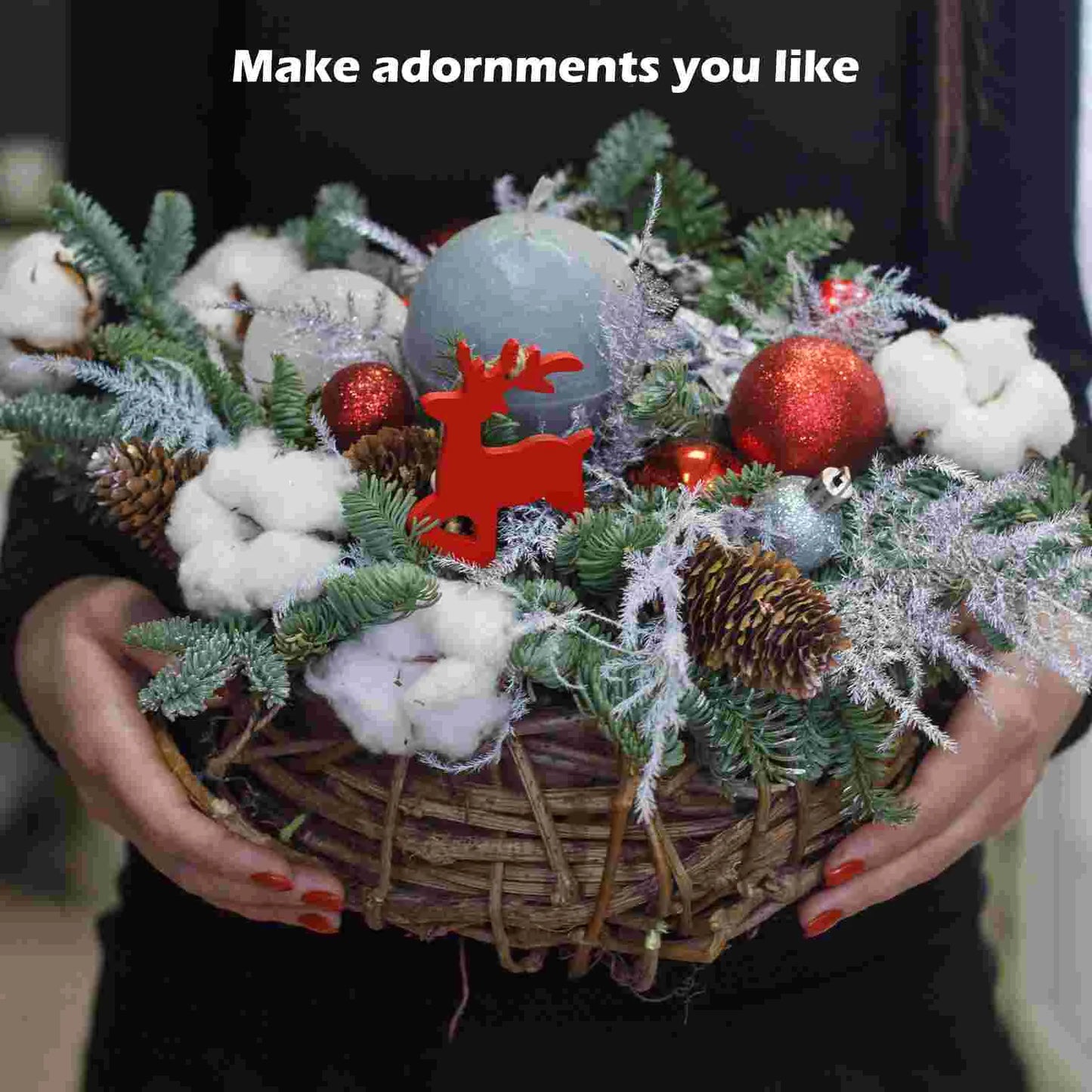 Christmas Vine Crafts Rattan Wreath