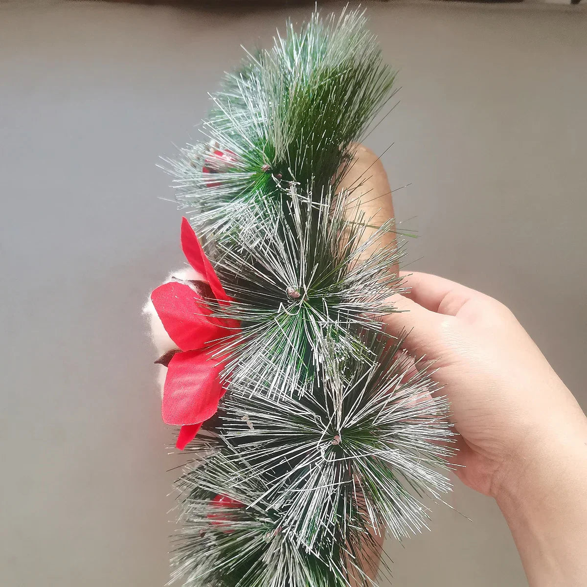 Artificial Christmas Wreath Pine Needle Wall Decoration