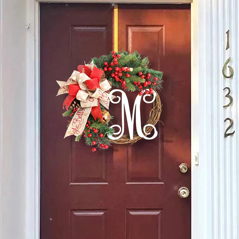 Christmas Wreath Artificial Hanging Garland