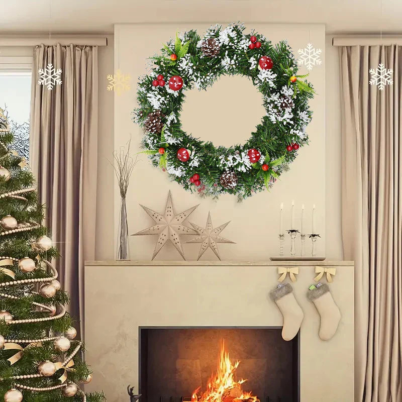 Christmas Wreath for Front Door Seasonal Decor