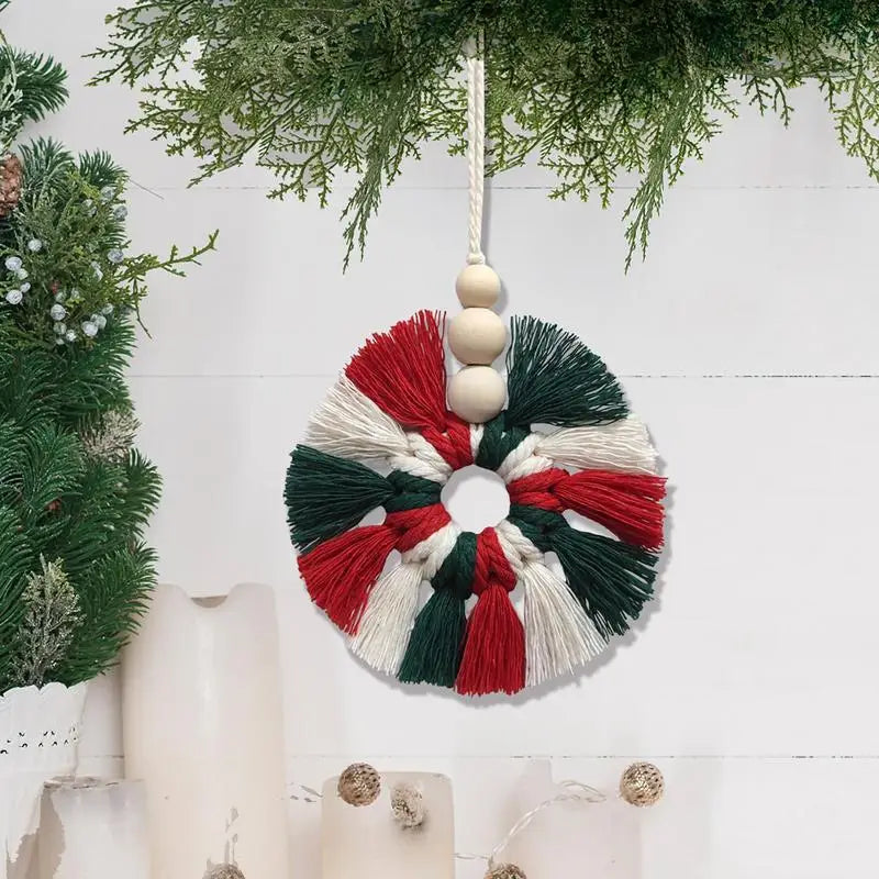 Handmade Christmas Wreath for Door, Window, Tree Decor