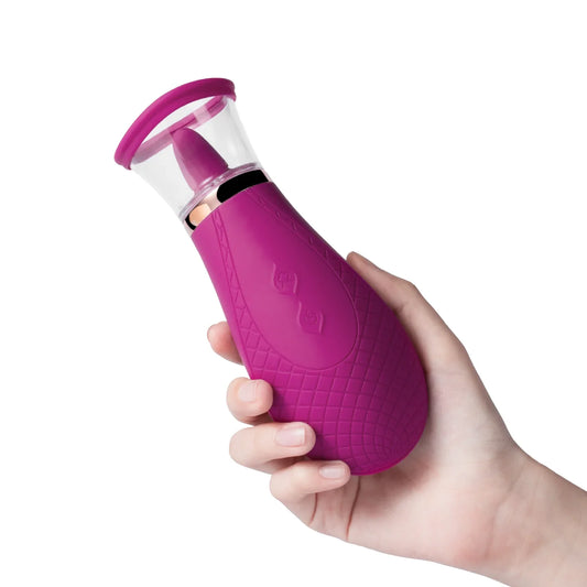 Scioness - Sucking and Licking Clitoral Stimulator - Vibrator product image for intimate wellness and personal care
