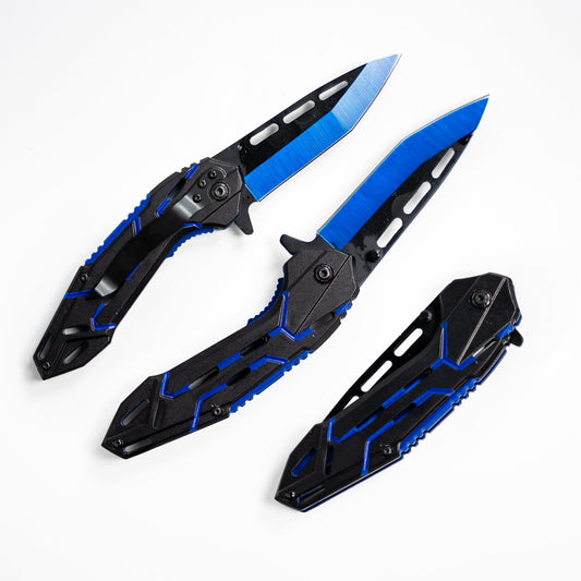 Fire and Steel - Cobalt Folding Knife