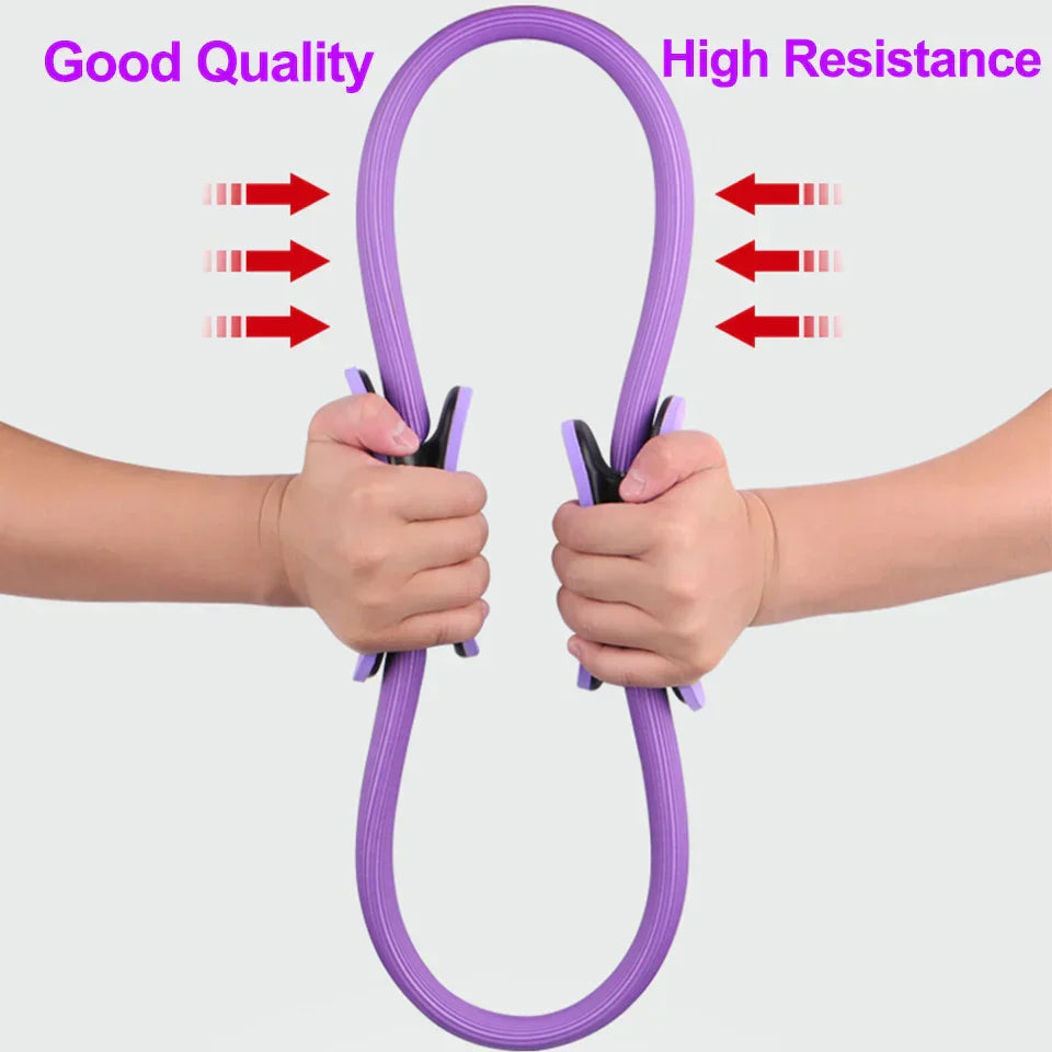 Colorful Pilates Yoga Ring for Home Fitness