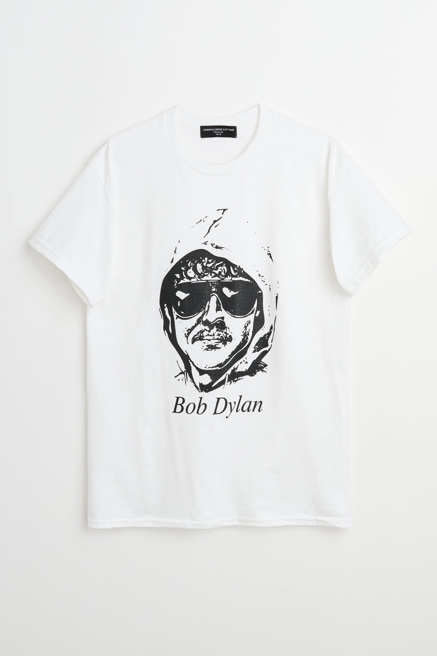 Connie Costas Bomb Dylan Front Graphic T-shirt White