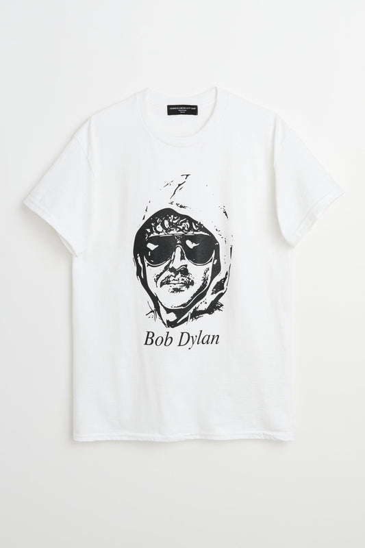 Connie Costas Bomb Dylan Front Graphic T-shirt White