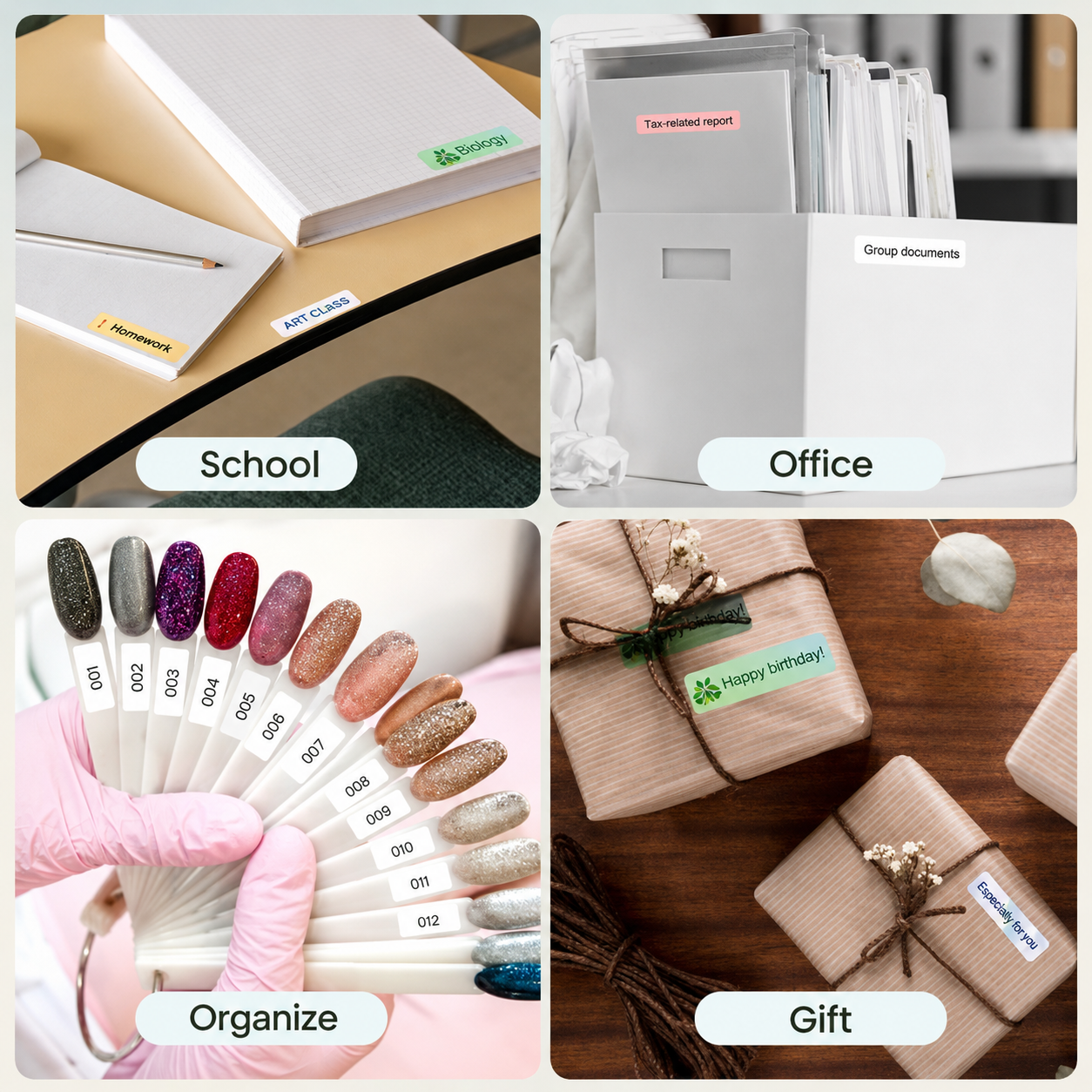 D30 Mini Label Maker - Compact Inkless Printer for an Organized Life
