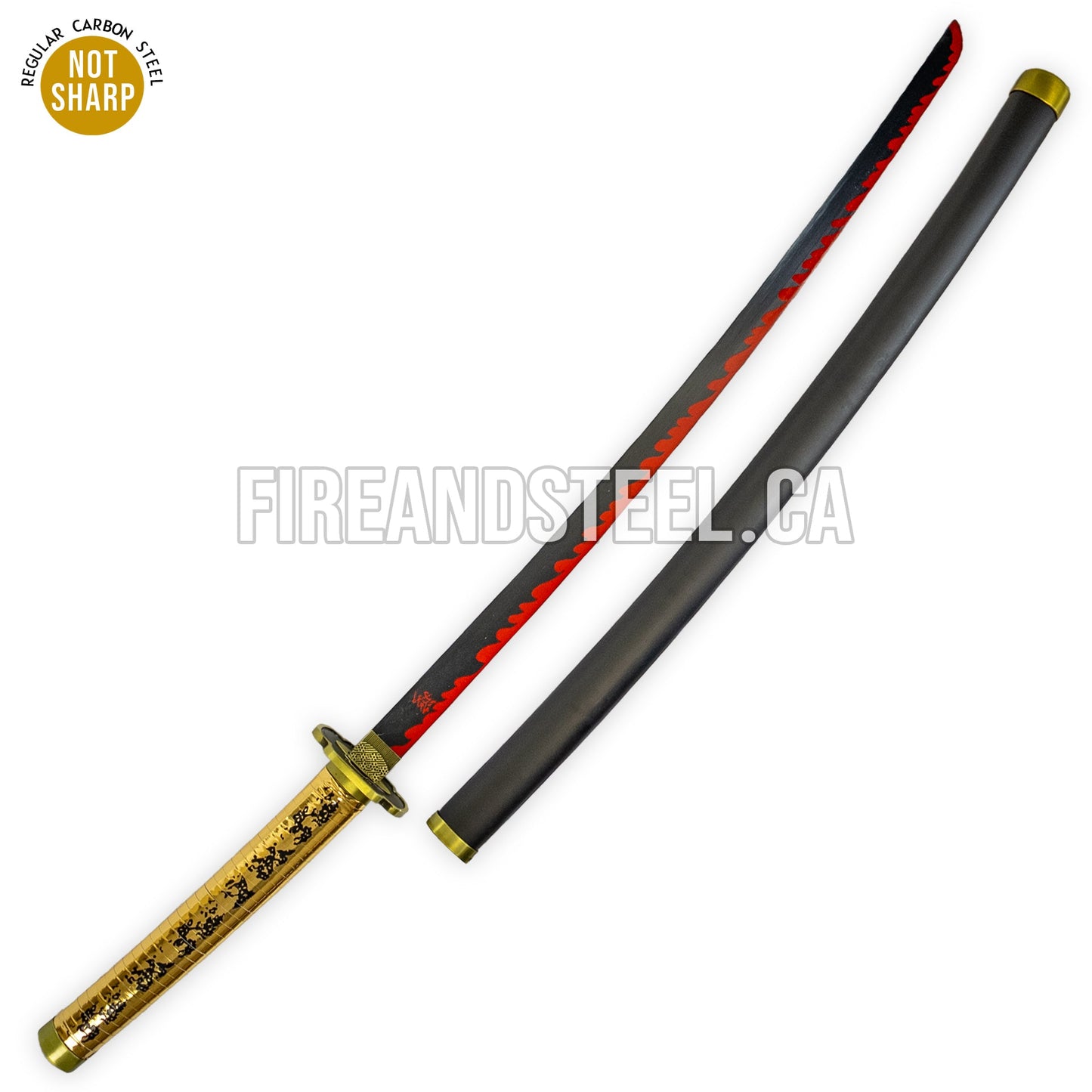 Yoriichi Tsugikuni's Red-Black Nichirin Katana