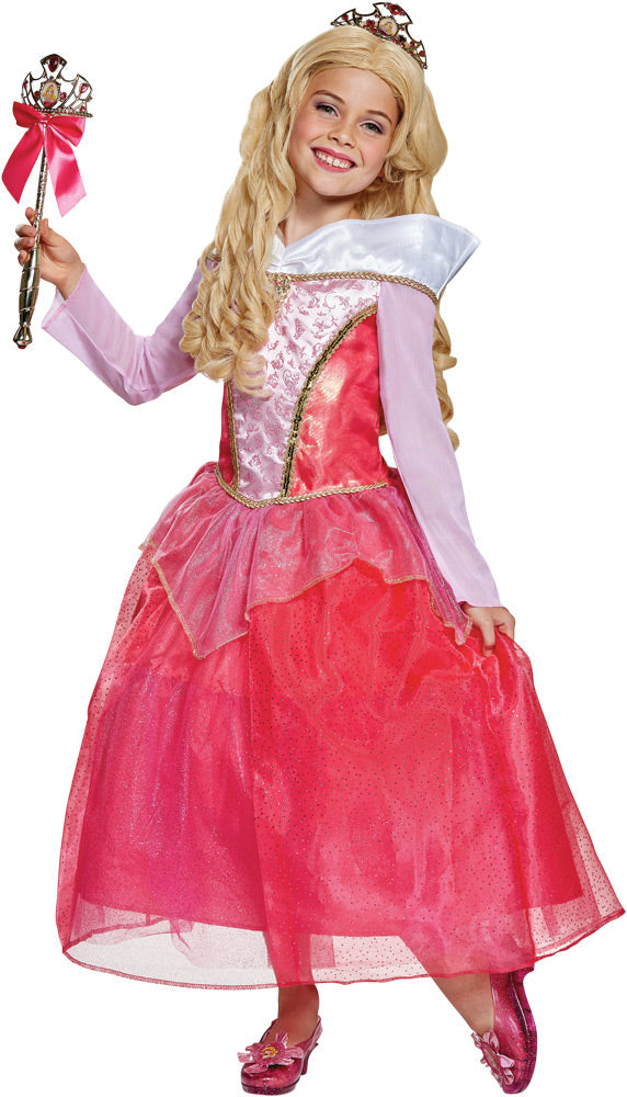 Girl's Aurora Deluxe Costume - Sleeping Beauty
