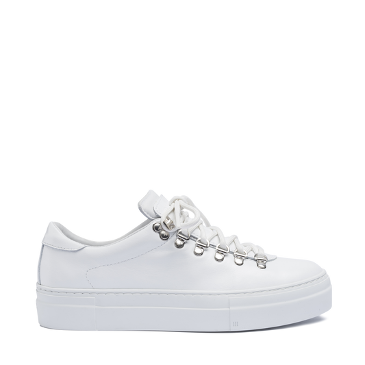 Marostica Low White Nappa Platform W