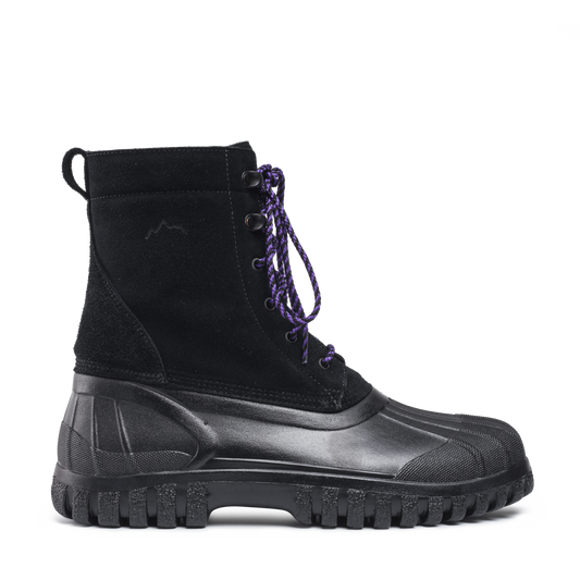 Anatra Black Suede Shearling W