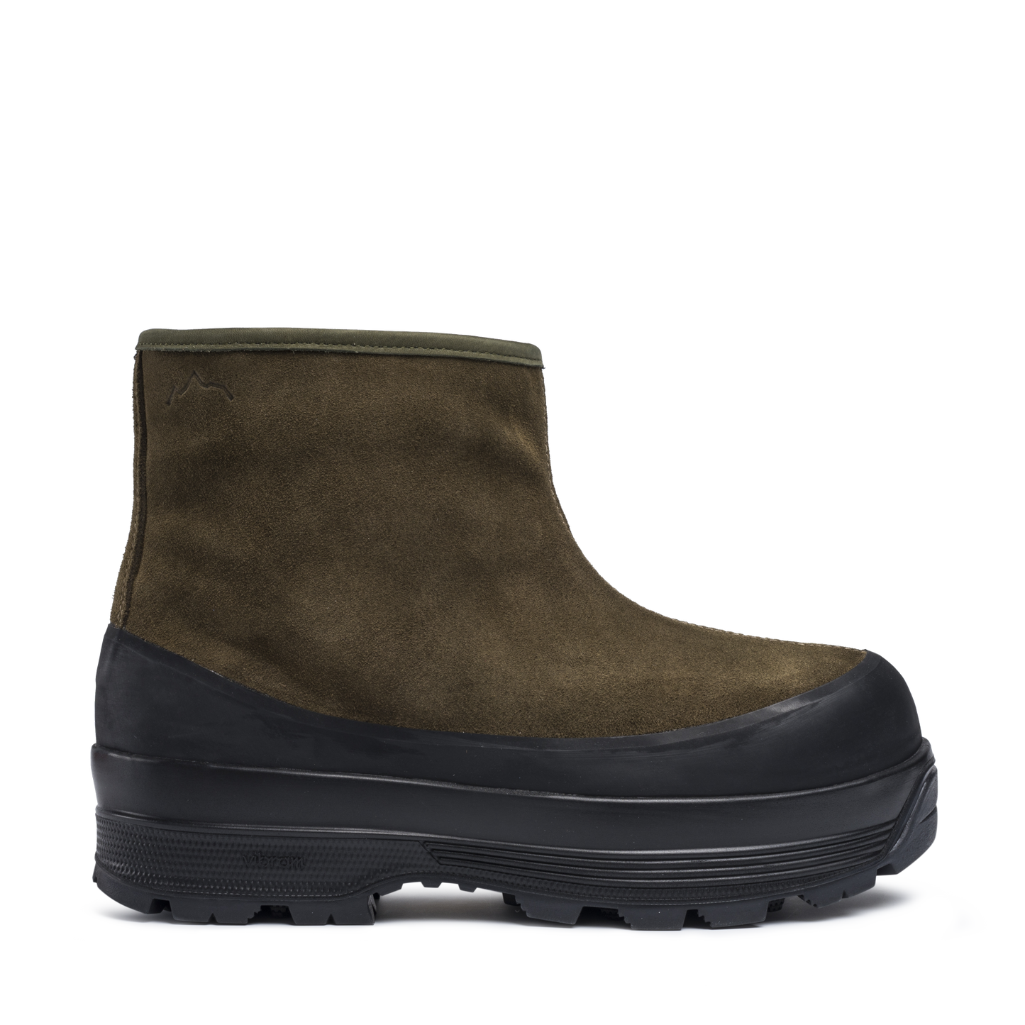 Badia Shearling Capers Green Suede M