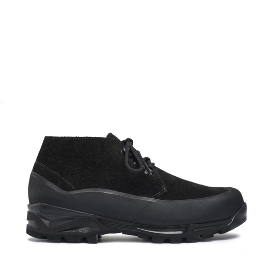 Asiago Black Hairy Suede M