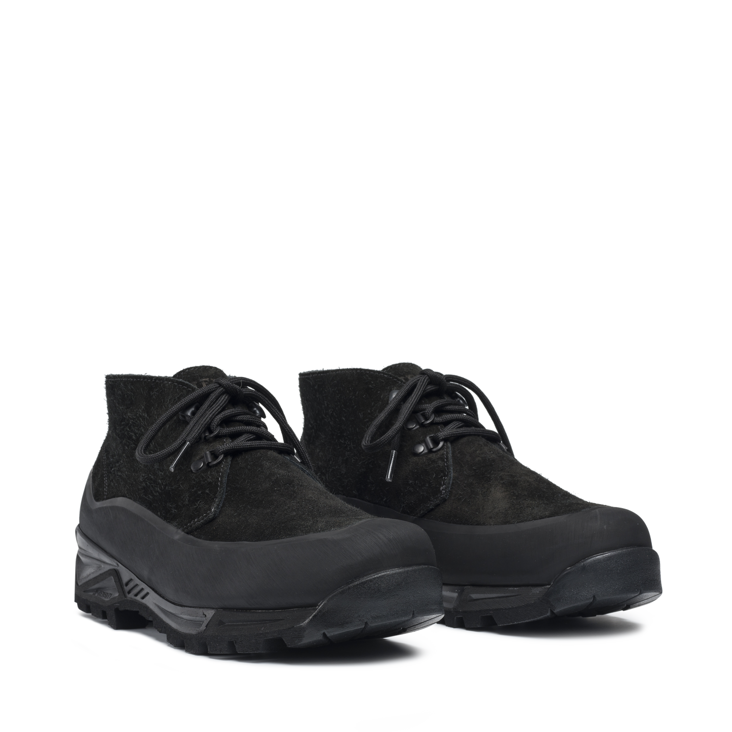 Asiago Black Hairy Suede M