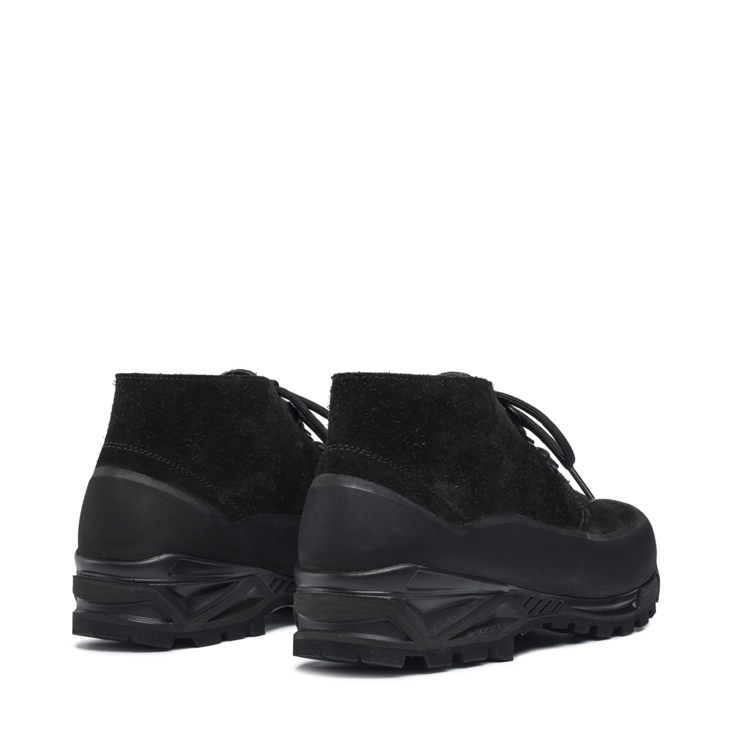 Asiago Black Hairy Suede M