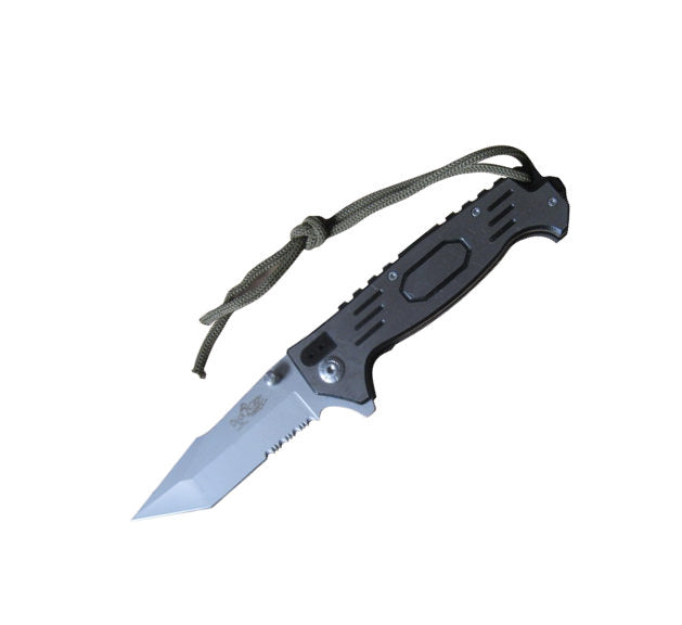 Tactical Rescue Assisted Opening Knife With Paracord - TOPHATTER'S ARMORY DEALS